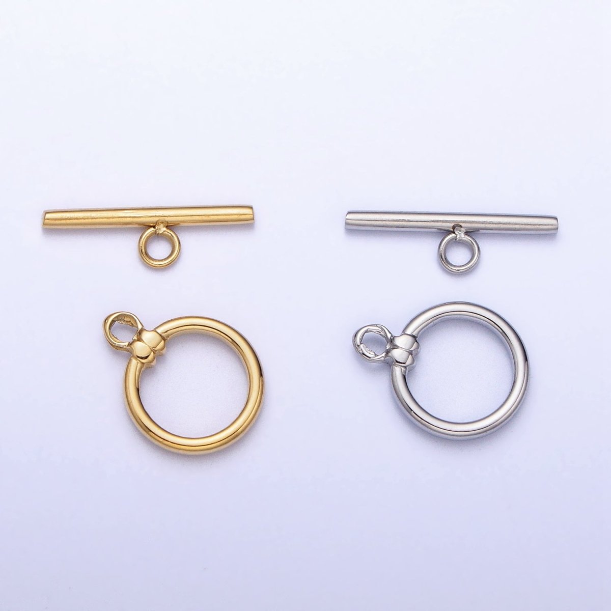 Stainless Steel OT Toggle Clasps Closure Jewelry Supply | Z-356 Z-357 - DLUXCA