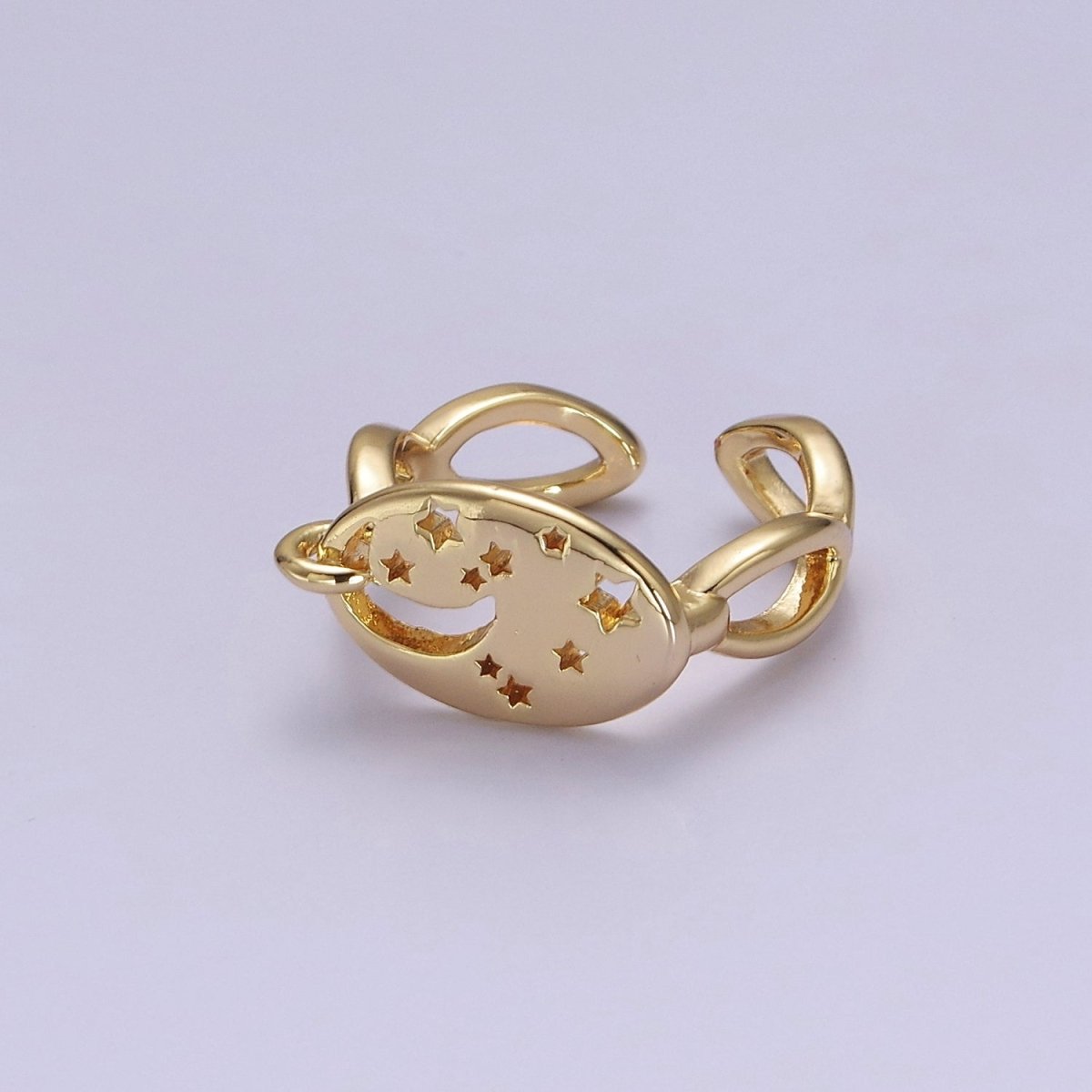 Stargazer Rings For Women • Dainty Star ring Celestial jewelry • statement ring O-2075 - DLUXCA