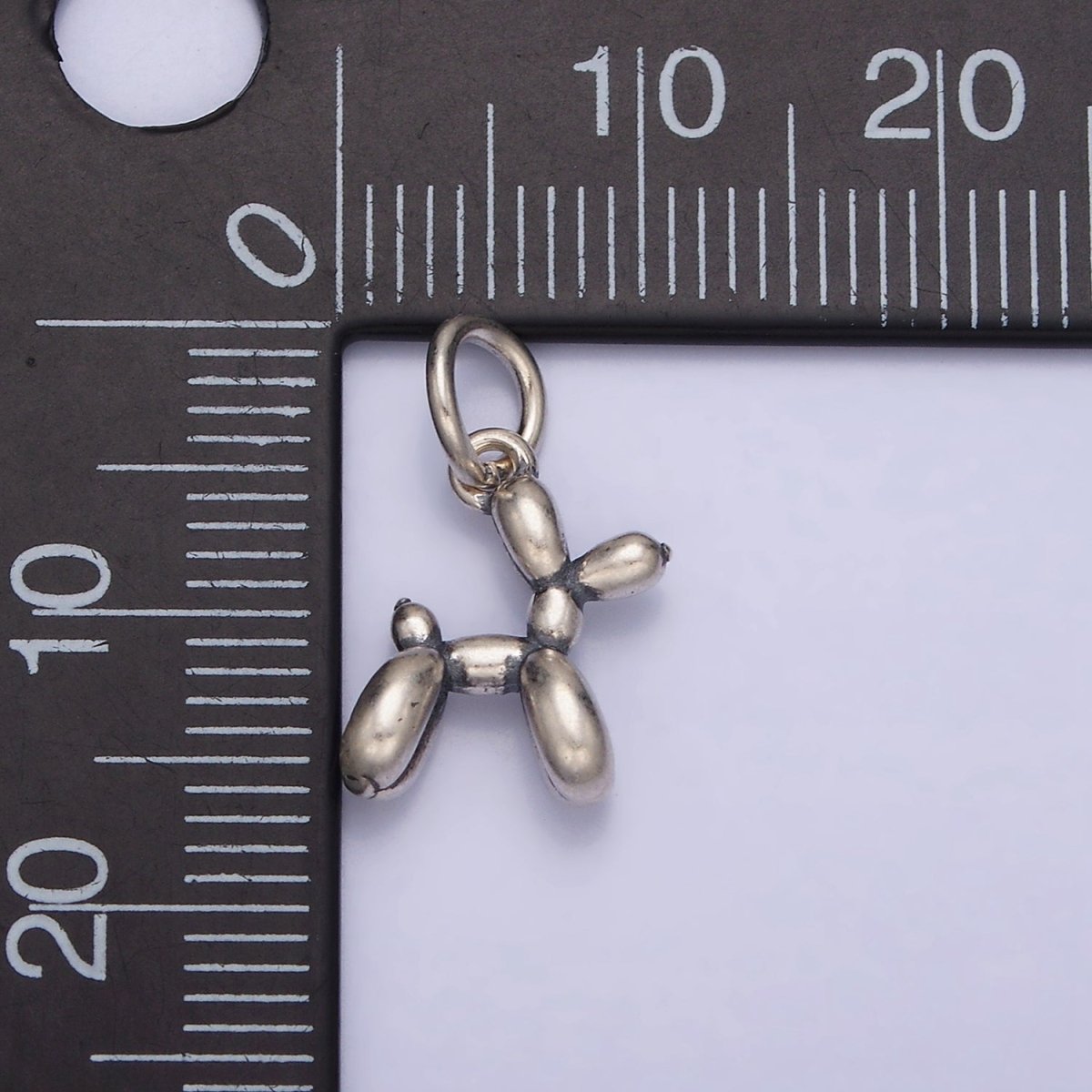 Sterling Silver S925 Dog Balloon Pet Animal Charm | SL-290 - DLUXCA
