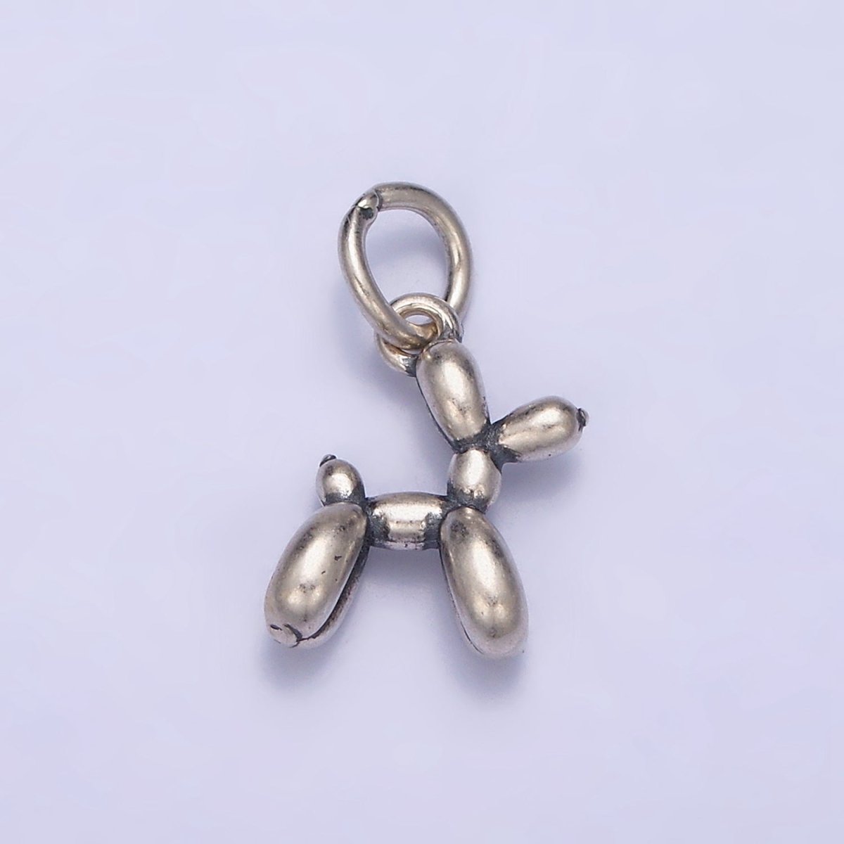 Sterling Silver S925 Dog Balloon Pet Animal Charm | SL-290 - DLUXCA
