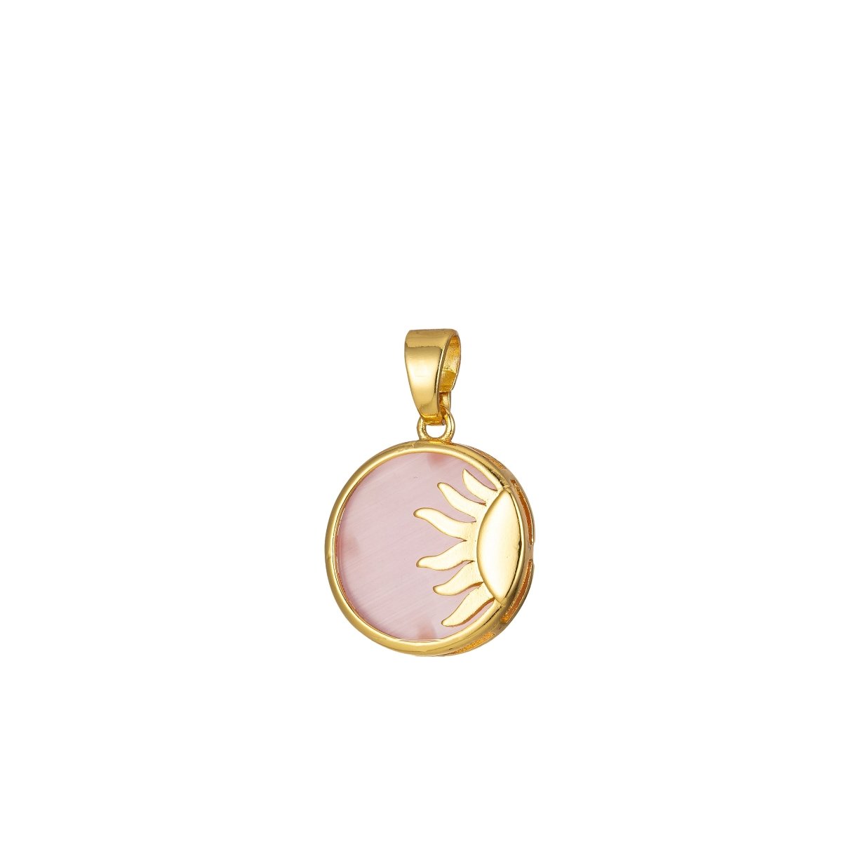 Sun Pendant Celestial Coin Dainty Charm J-306~J-310 - DLUXCA