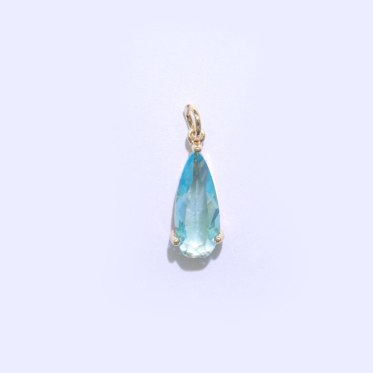 Tear Drop Pendant Arcylic Glass Dangle Charm for Necklace Earring Supply M-286-M-297 - DLUXCA