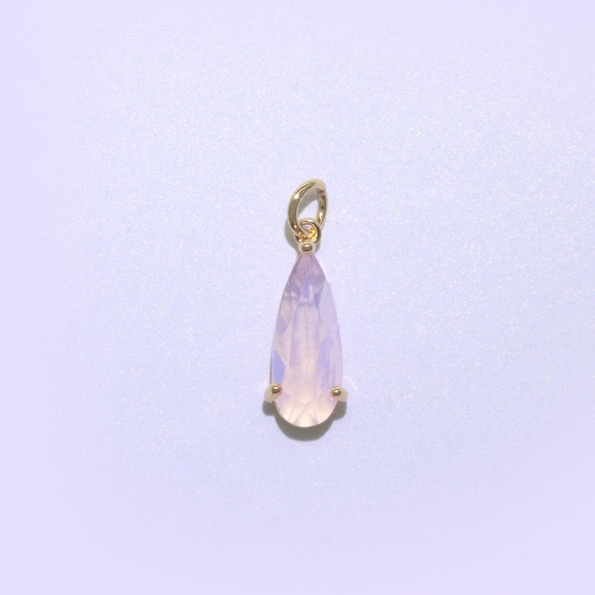 Tear Drop Pendant Arcylic Glass Dangle Charm for Necklace Earring Supply M-286-M-297 - DLUXCA