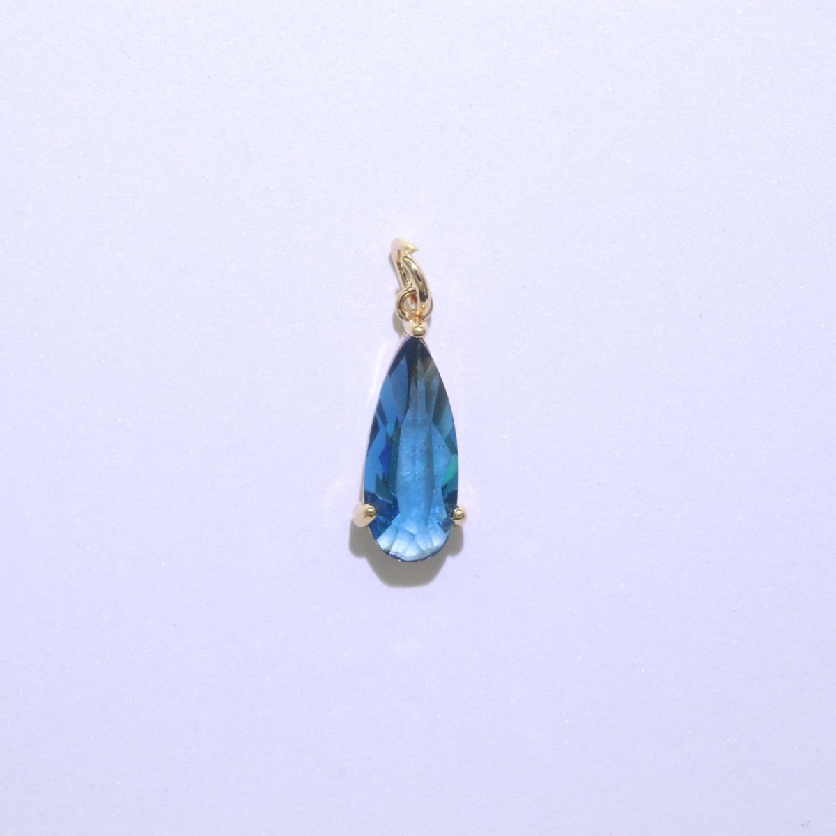Tear Drop Pendant Arcylic Glass Dangle Charm for Necklace Earring Supply M-286-M-297 - DLUXCA