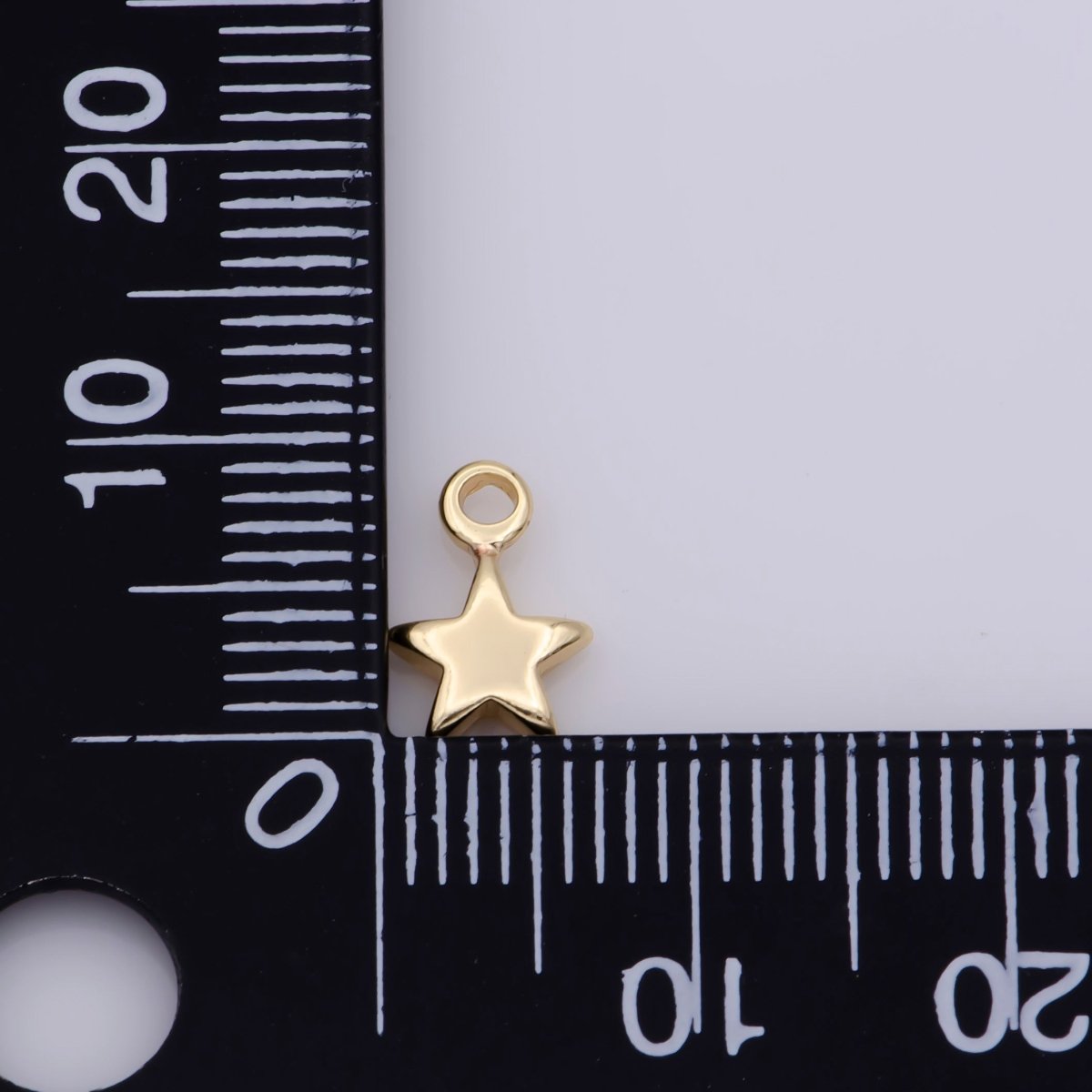 Tiny Gold Filled Star Charm Mini Star Charm for Bracelet Necklace Earring Celestial Jewelry Making Wholesale Bulk Charm AC-1443 - DLUXCA