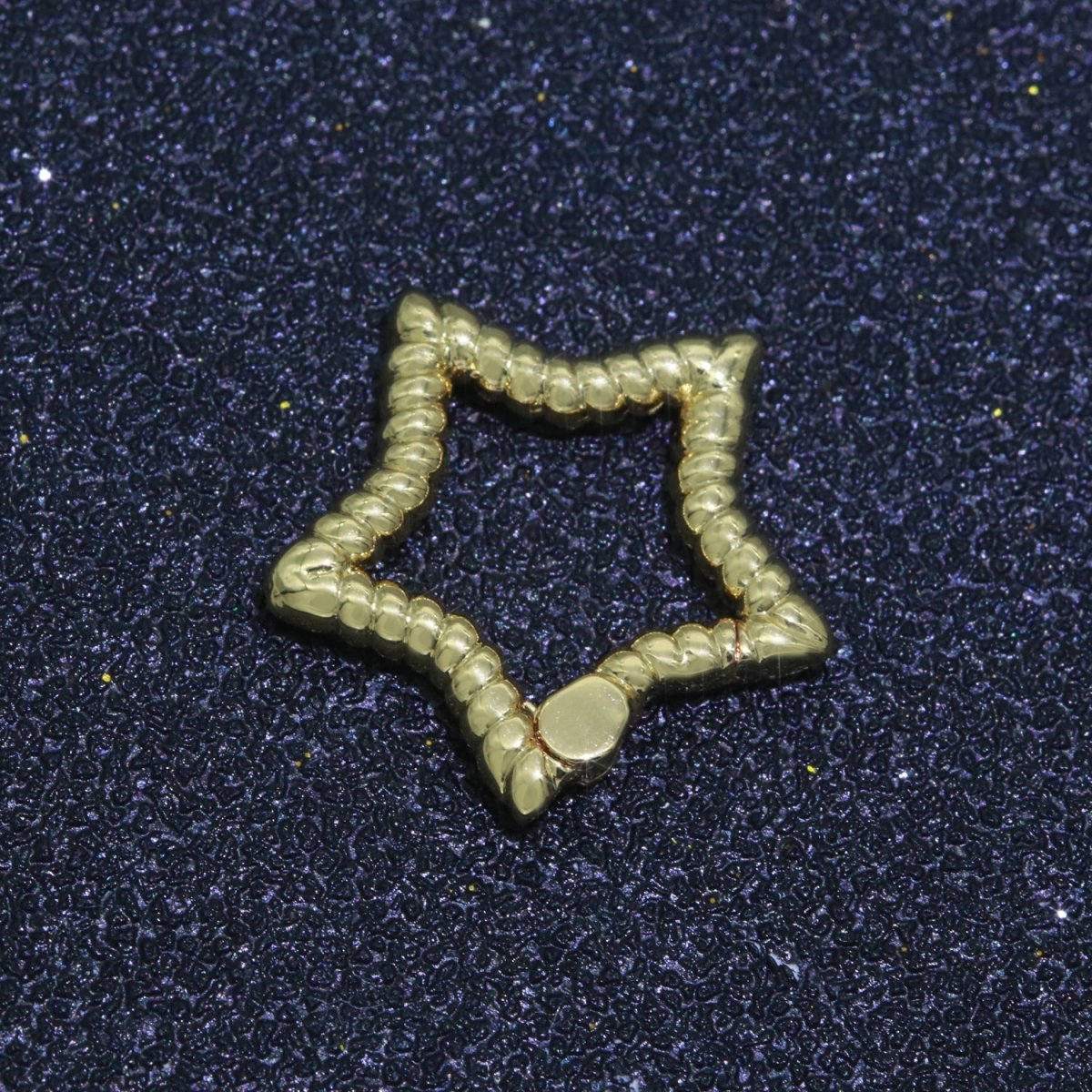 Tiny Star Gold Spring Buckle Metal Snap Clasp Spring gate ring, Trigger Round Ring, Snap Clasp Hook for Jewelry Supply L-460 L-461 L-462 - DLUXCA