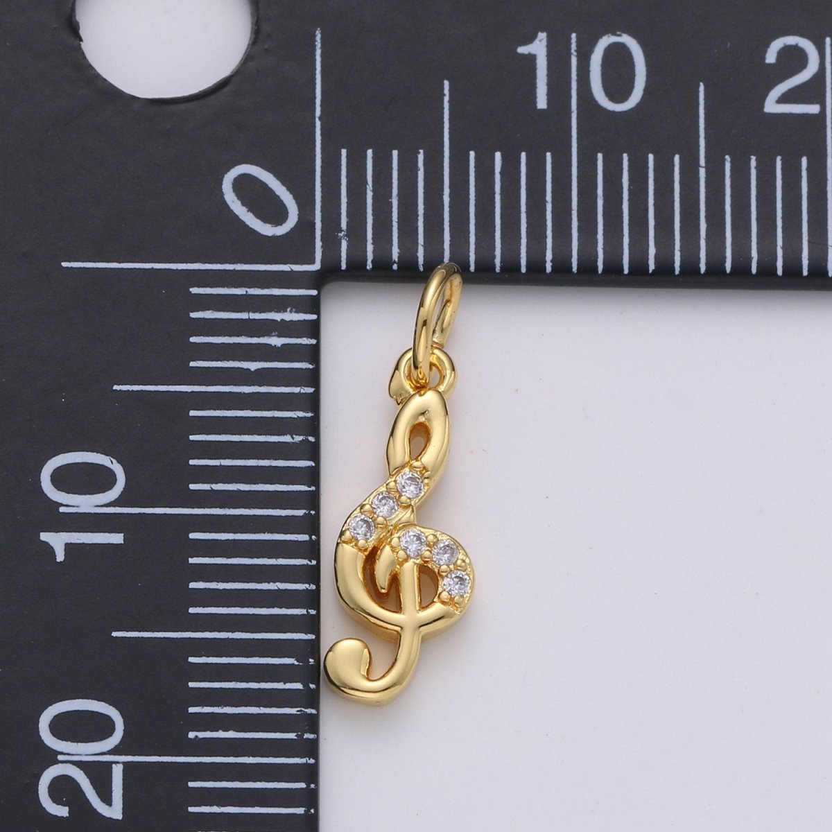 Treble Clef Charms Musical Note Charm Music Pendant Gold Filled Charm Musician Jewelry for Bracelet Necklace Earring Charm D-291 D-292 - DLUXCA