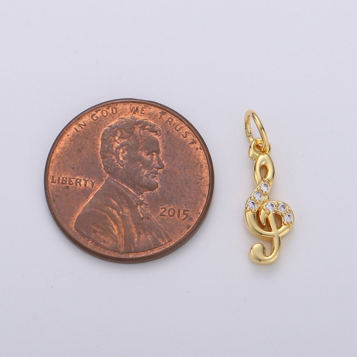 Treble Clef Charms Musical Note Charm Music Pendant Gold Filled Charm Musician Jewelry for Bracelet Necklace Earring Charm D-291 D-292 - DLUXCA