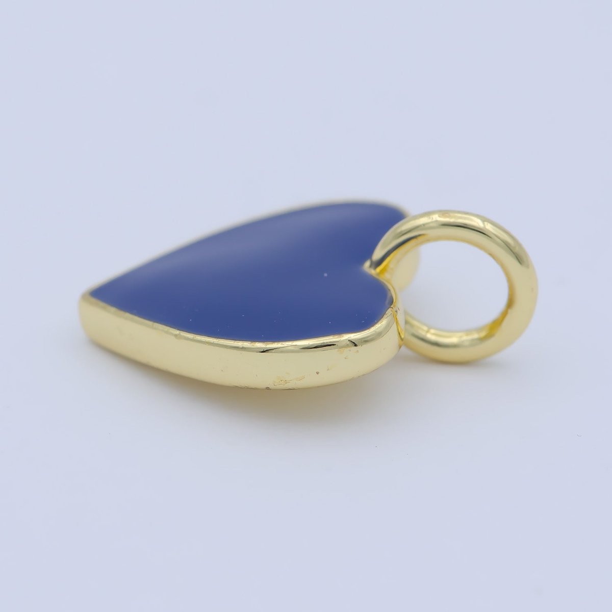 Various Color Enamel Heart Shape Gold Filled Pendants - J-888~J-895 - DLUXCA