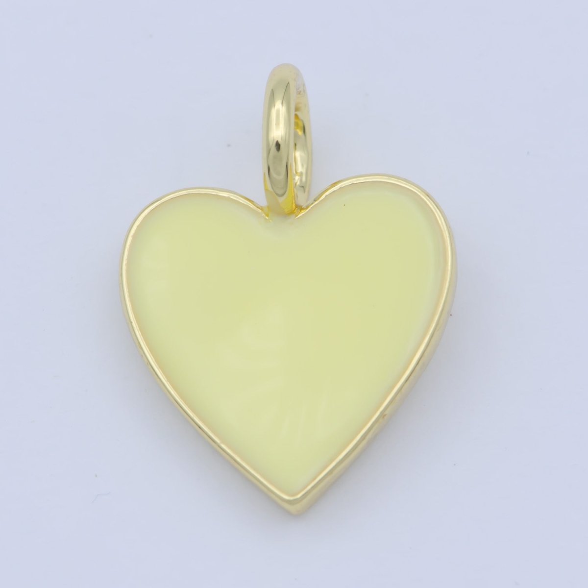 Various Color Enamel Heart Shape Gold Filled Pendants - J-888~J-895 - DLUXCA
