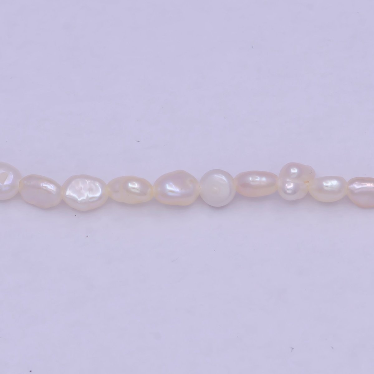 Vintage Soft Pink Irregular freshwater pearls necklace 14.5 inch + 2 inch extender in 24k Gold Filled Necklace | WA-1162 Clearance Pricing - DLUXCA