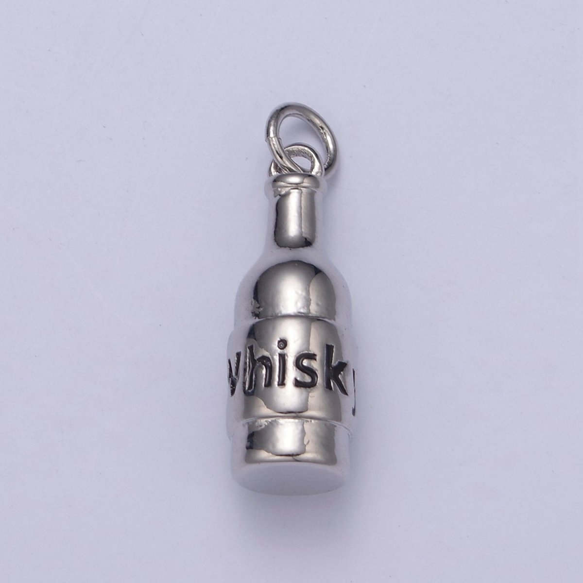 Whisky Bottle Charms Silver / Gold Bottle Charms, Jewelry Supply Wholesale N-662 N-663 - DLUXCA