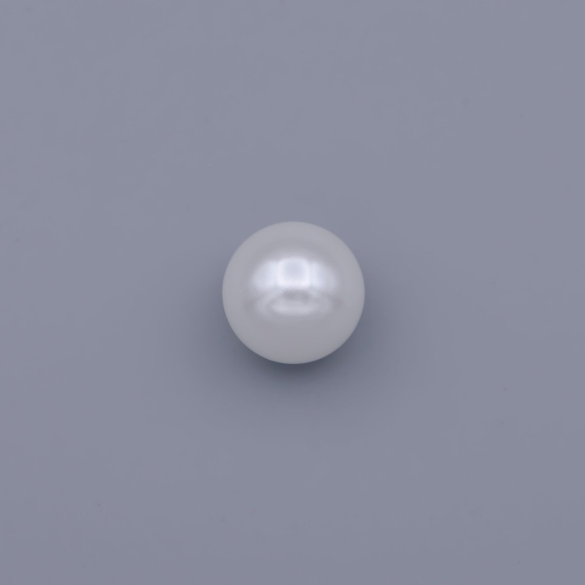 White Acrylic Pearl Beads, GumBall Round Beads 10mm, 12mm P-1828 P-1833 - DLUXCA