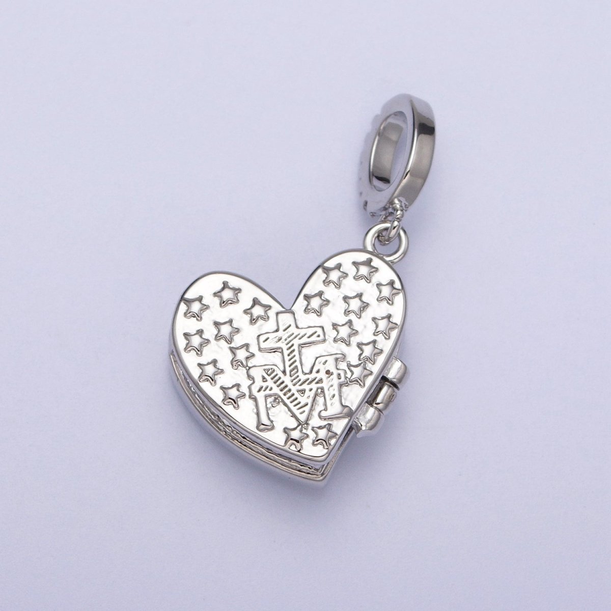 White Gold Filled Heart Black, Blue, Pink, White, Green Shell Opal Heart Locket Pendant H-086 H-090 H-091 H-097 H-103 - DLUXCA