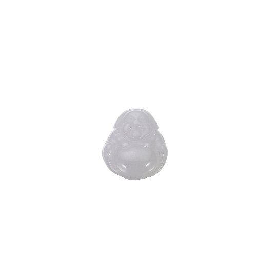 Wholesale Buddha Pendant Natural Grade AAA jade Green Jade ICE Jadeite Bead DIY Religious Jewelry gift Dainty Laughing Buddha GemStone O-093 - DLUXCA