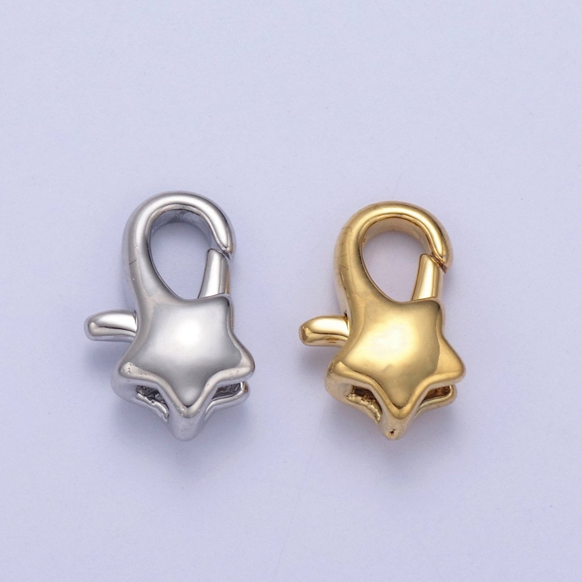 Wholesale Gold Filled Star Lobster Clasp Tiny Star Trigger Clasp – Celestial Lobster Claw for Jewelry Making Supplies L-652 L-653 - DLUXCA