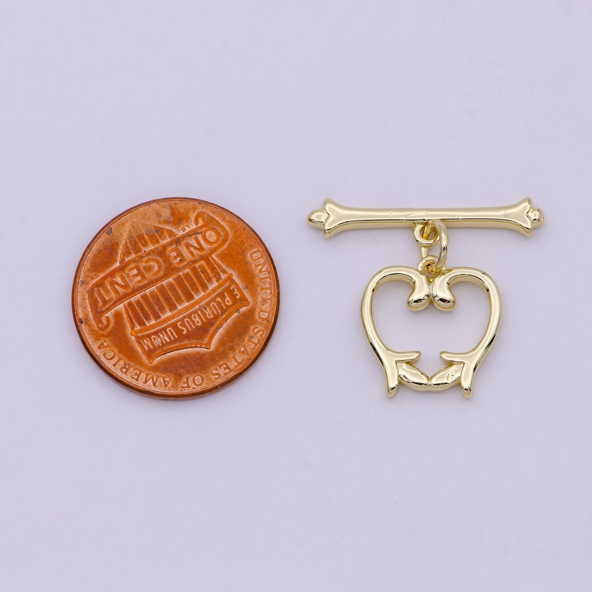 Wholesale Gold Toggle Clasp, Vintage OT Clasp Fancy Design OT Clasp Bulk Supply for Bracelet Necklace Component L-626 - DLUXCA