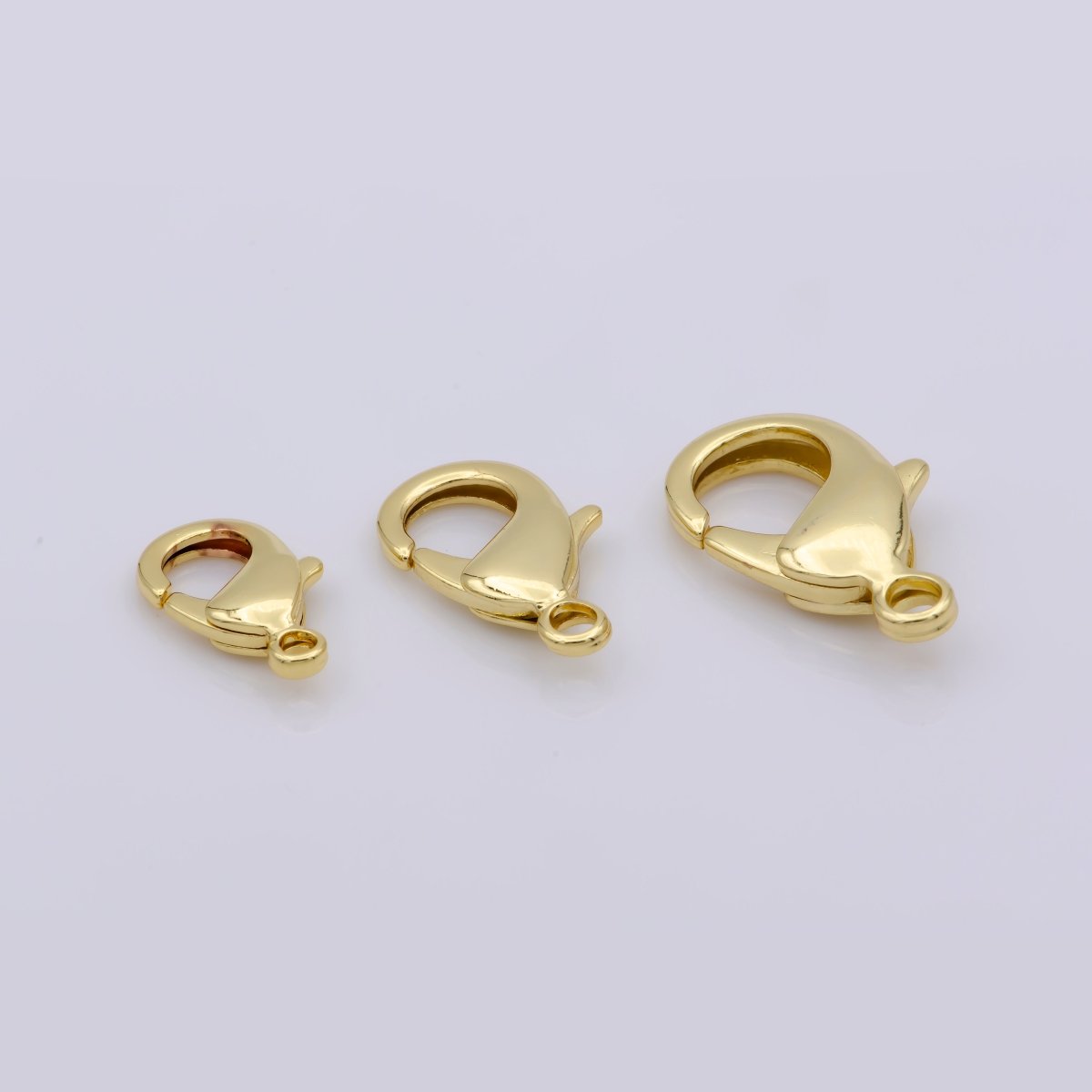 Wholesale Lobster Clasp 14K Gold Filled, Lobster Claw with Jump Ring for Jewelry Making, 17mm 23mm 27mm Closure | K-344 K-346 K-347 - DLUXCA