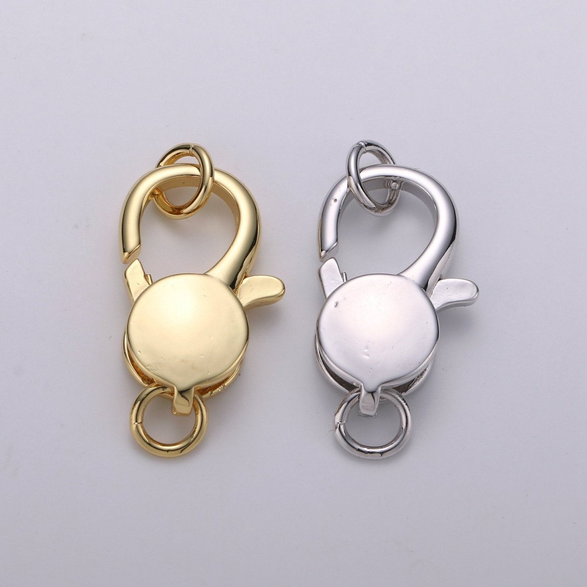 Wholesale Lobster Clasp 14k Gold Filled, Lobster Claw with Jump Ring for Jewelry Necklace Bracelet Anklet Making, Size 26mmx13mm K-835 K-836 - DLUXCA