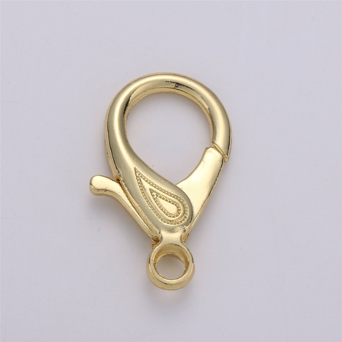 Wholesale Lobster Clasp 14k Gold Filled, Lobster Claw with Jump Ring for Jewelry Necklace Bracelet Anklet Making, Size 31mmx20mm K-345 - DLUXCA