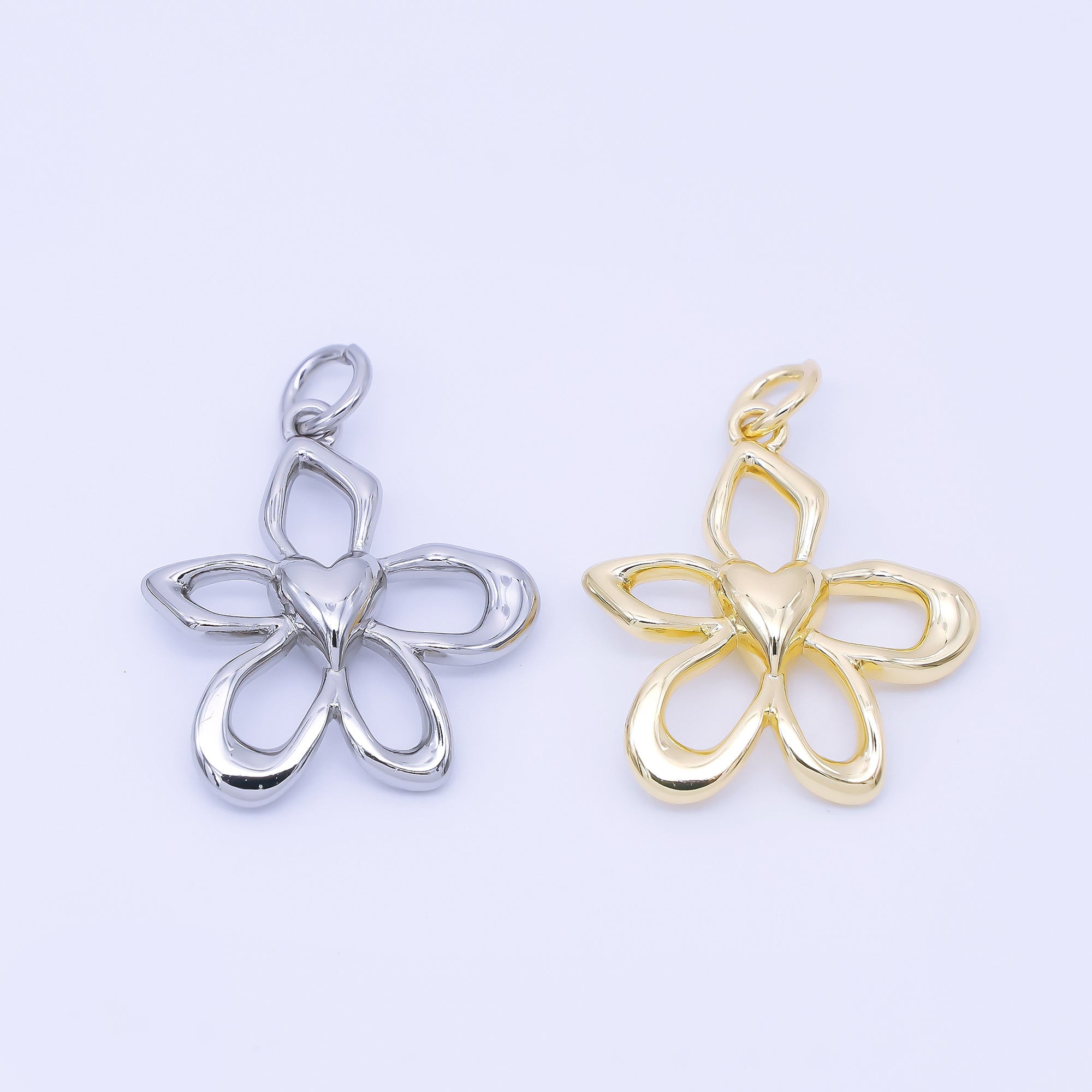 14K Gold Filled 20mm Lovely Flower Daisy Charm | AF1293