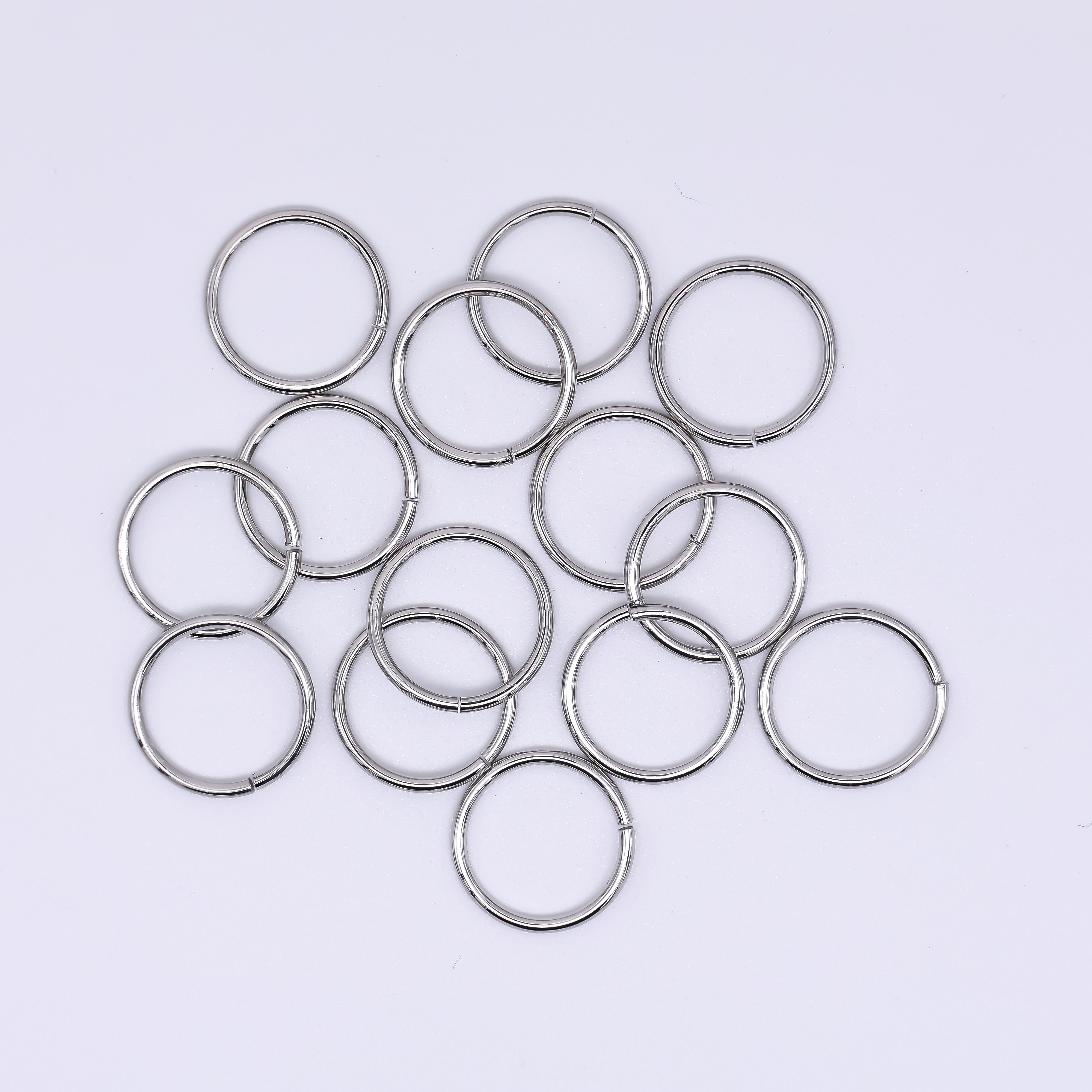 24K Gold Filled 18mm Big Circle Round Jumpring Findings in Gold & Silver | SP1639