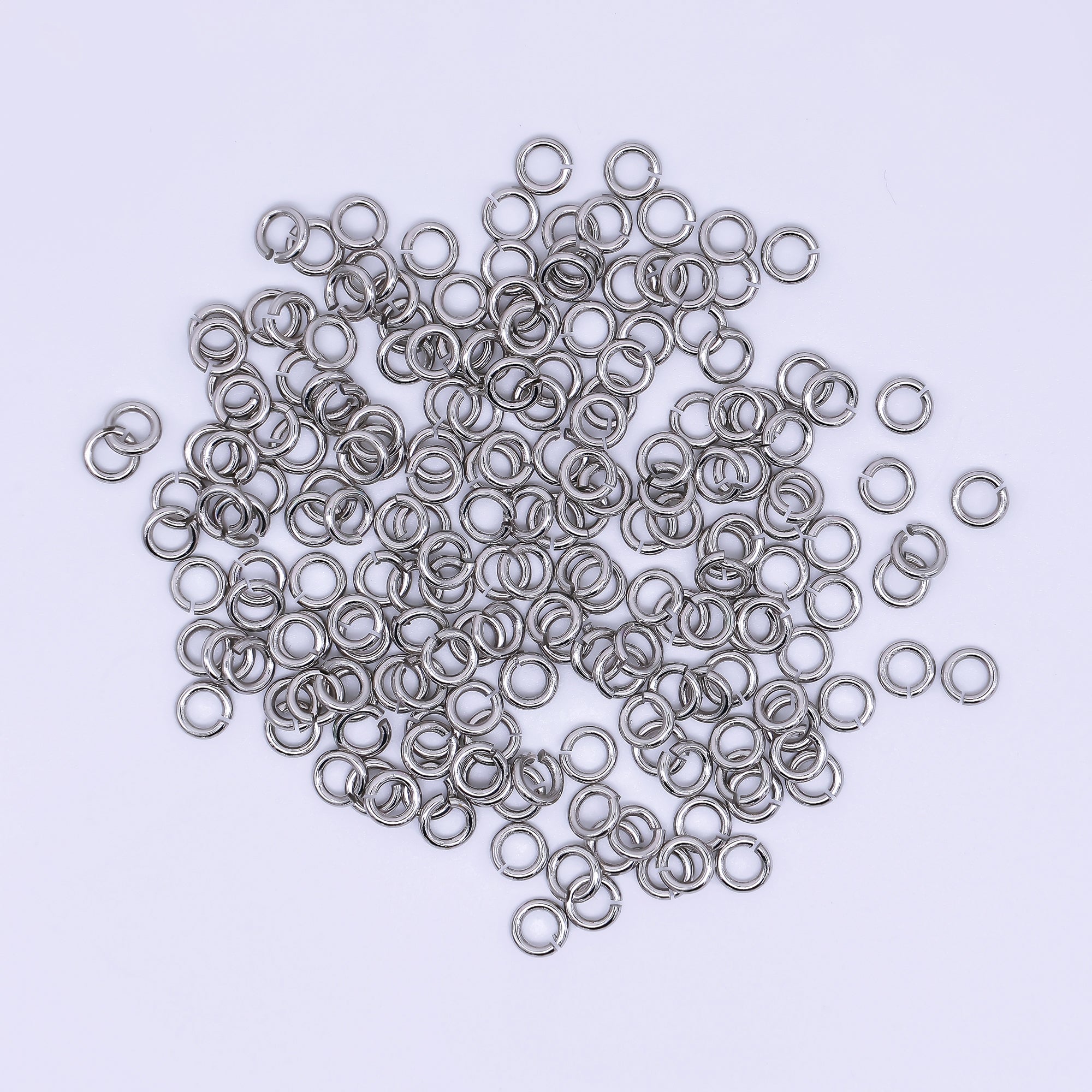 24K Gold Filled 5mm Classic Tiny Round Jumpring Findings in Gold & Silver | SP1640
