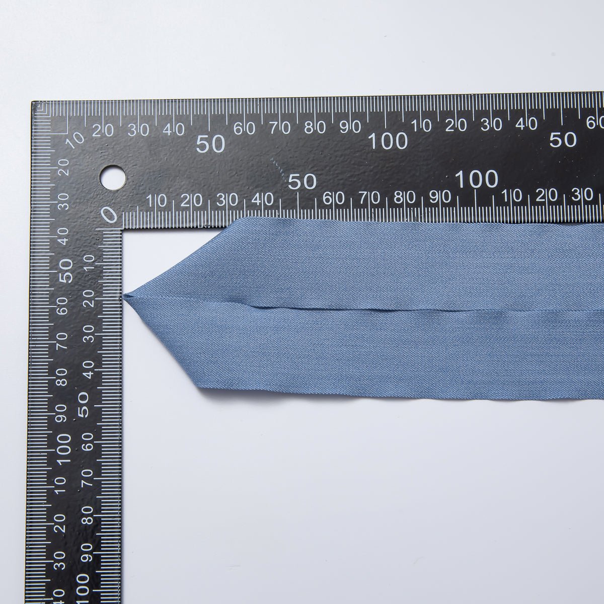 1 inch Blue Denim Fabric by Yard Unfinished Ribbon for Necklace Bracelet Supply | Roll - 1712 - DLUXCA