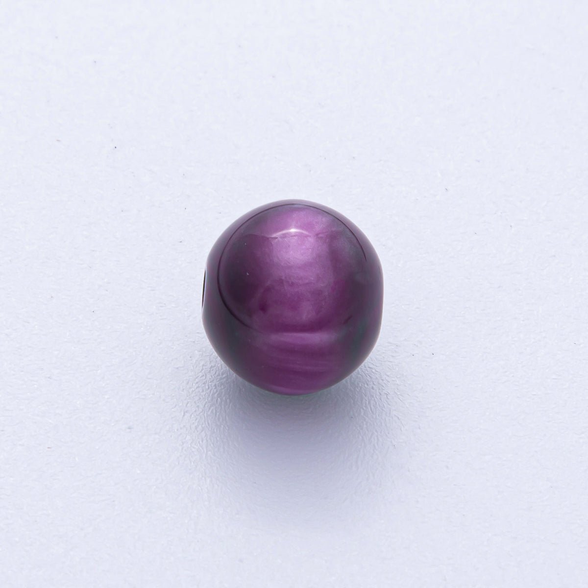 10 pcs 12mm Dark Teal, Yellow, Blue, Purple, Brown, Green Glitter Resin Round Bead | B569 - B583 - DLUXCA