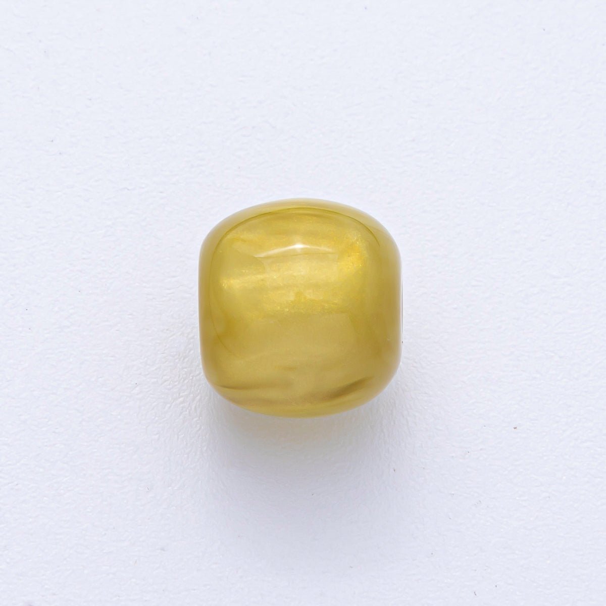 10 pcs 12mm Green, White, Black, Yellow, Purple, Blue, Red, Grey, Pink Glitter Round Resin Bead Set | B584 - B600 - DLUXCA