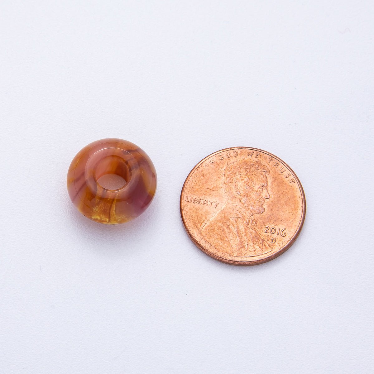 10 pcs 7mm Blue, Green, Brown, Red Multicolor Resin Rondelle Bead | B618 B621 - DLUXCA
