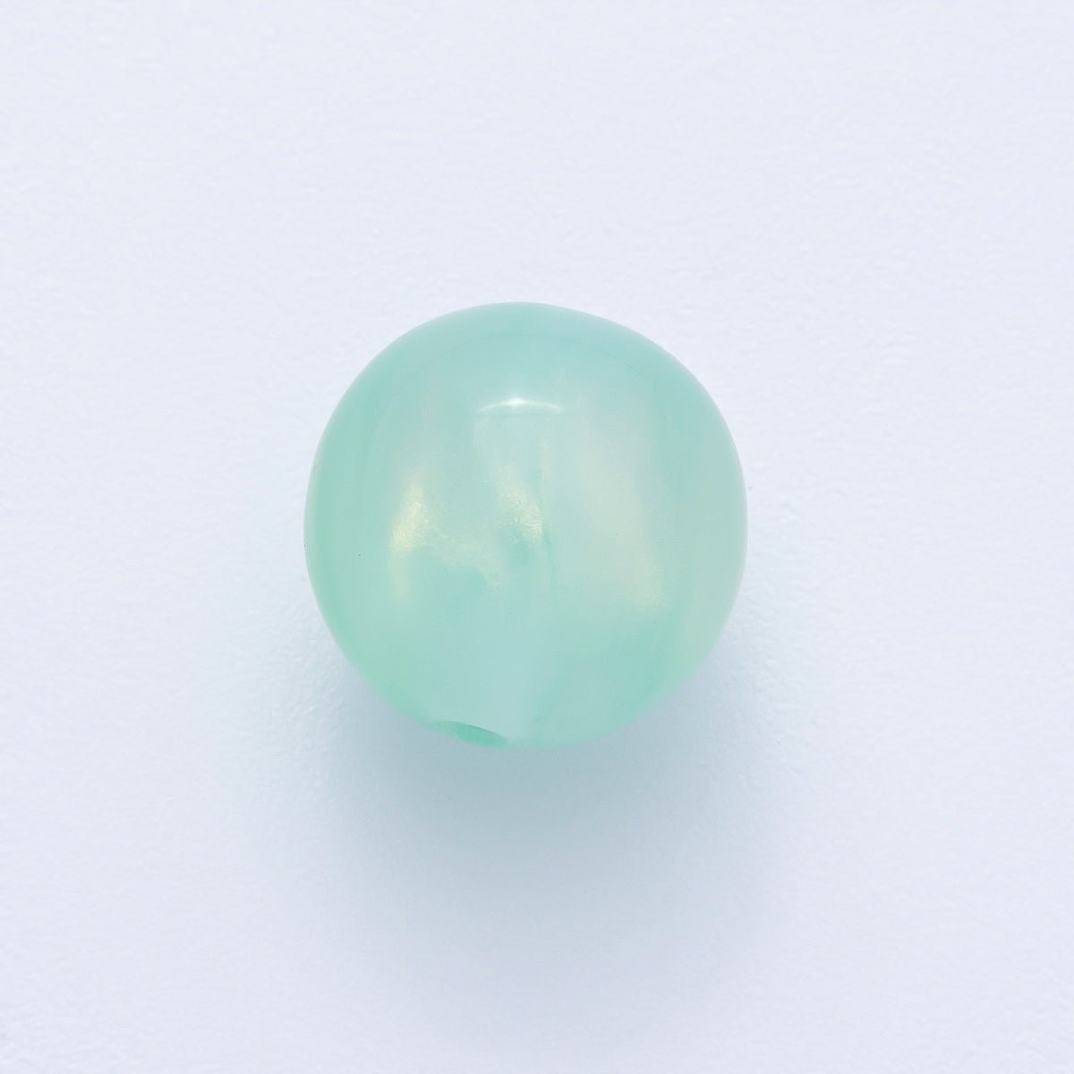 10pcs 12mm Black, White, Blue, Green, Grey, Pink, Red, Teal Glitter Resin Round Bead | B686 - B694 - DLUXCA