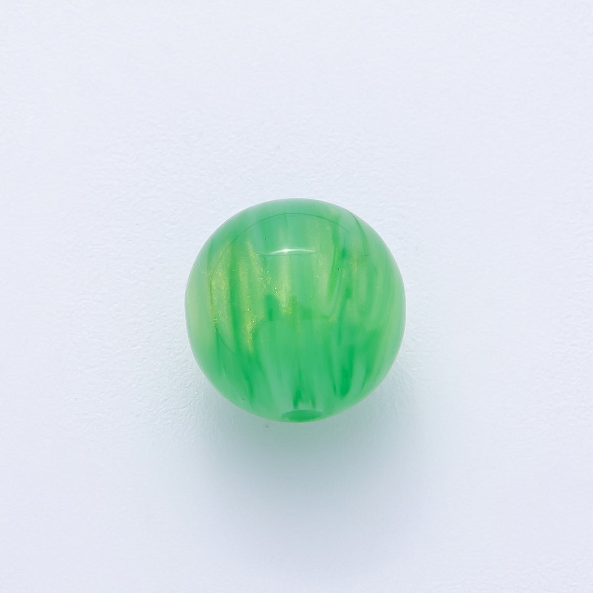 10pcs 12mm Black, White, Blue, Green, Grey, Pink, Red, Teal Glitter Resin Round Bead | B686 - B694 - DLUXCA