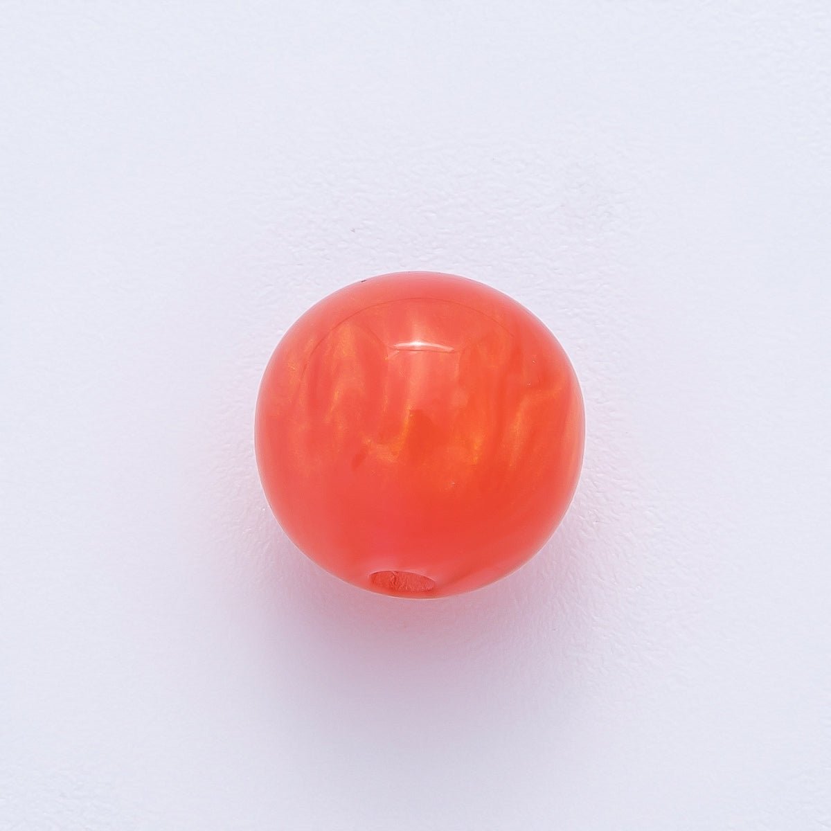 10pcs 12mm Black, White, Blue, Green, Grey, Pink, Red, Teal Glitter Resin Round Bead | B686 - B694 - DLUXCA