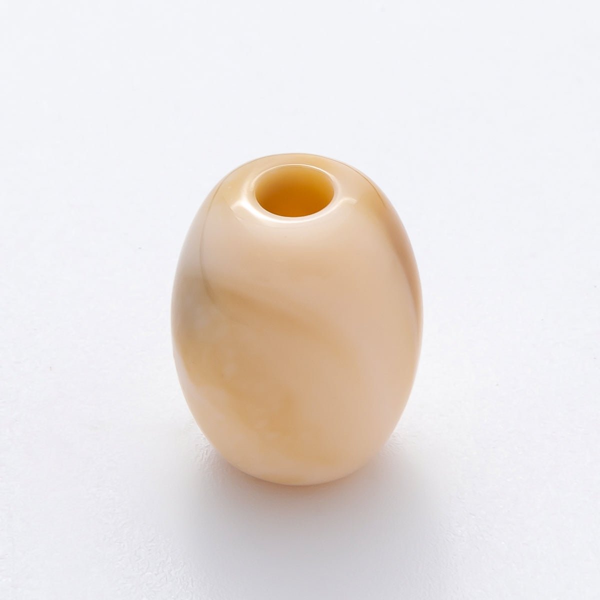 10pcs 18mm Dark Blue Marble Resin Oval Bead Set | Beads - 00029 - Beads - 00033 - DLUXCA