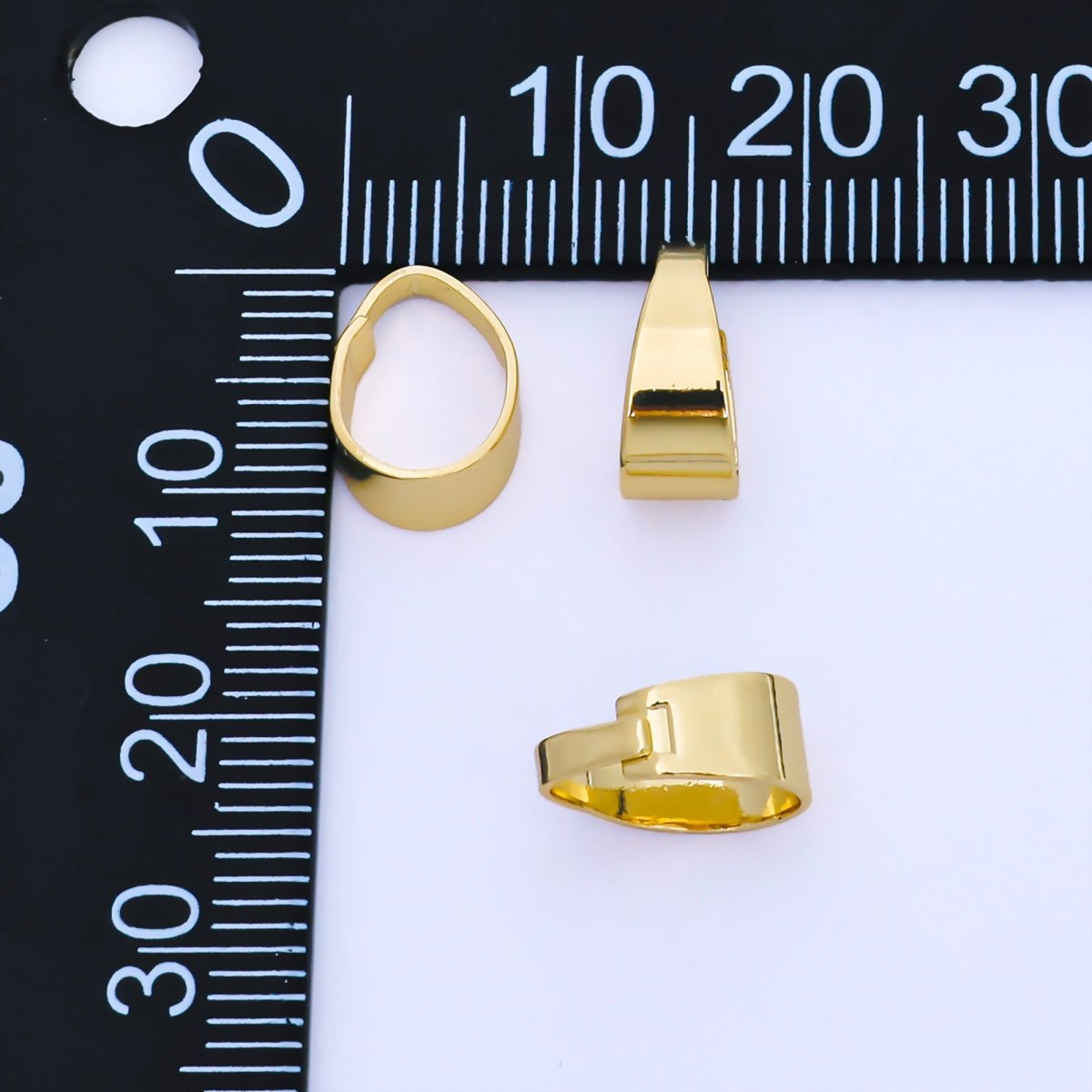 10x Big Bail for Charm Pendant Supply 11.3 x 8.3 mm Finding | Z1502 - DLUXCA