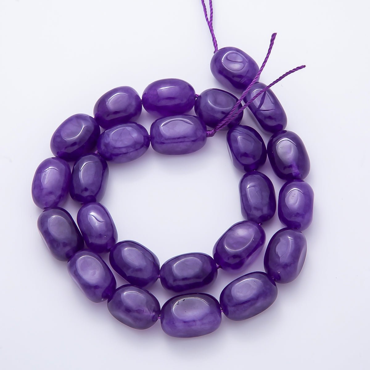 12mm Aventurine, Pink Quartz, Carnelian, Amethyst, Peridot, Tourmaline Oval Gemstone Bead Strand Finding | WA-00269 - DLUXCA