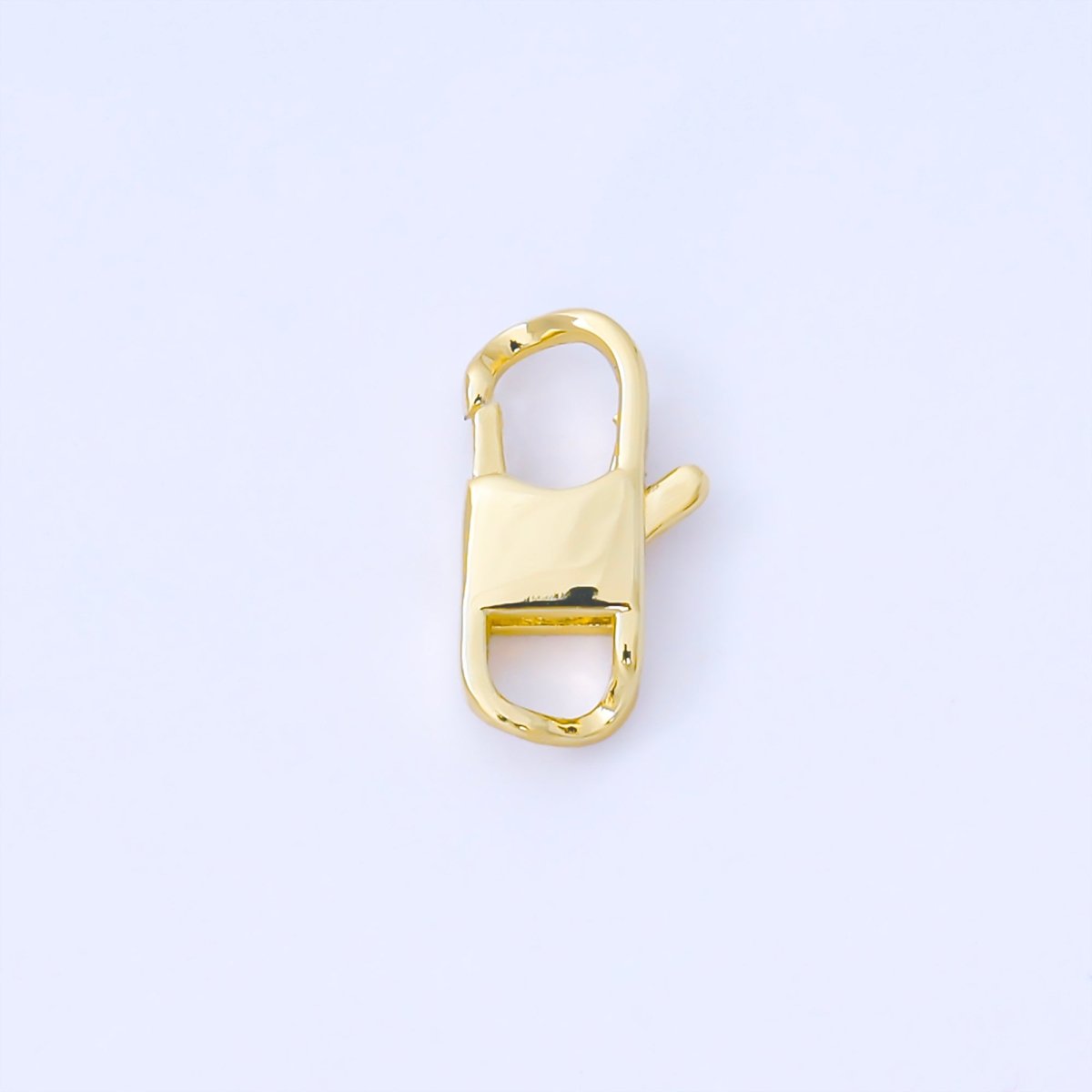 14K Gold Filled 14.5mm Minimalist Lobster Clasp Open Charm Finding | Z1343 Z1344 - DLUXCA