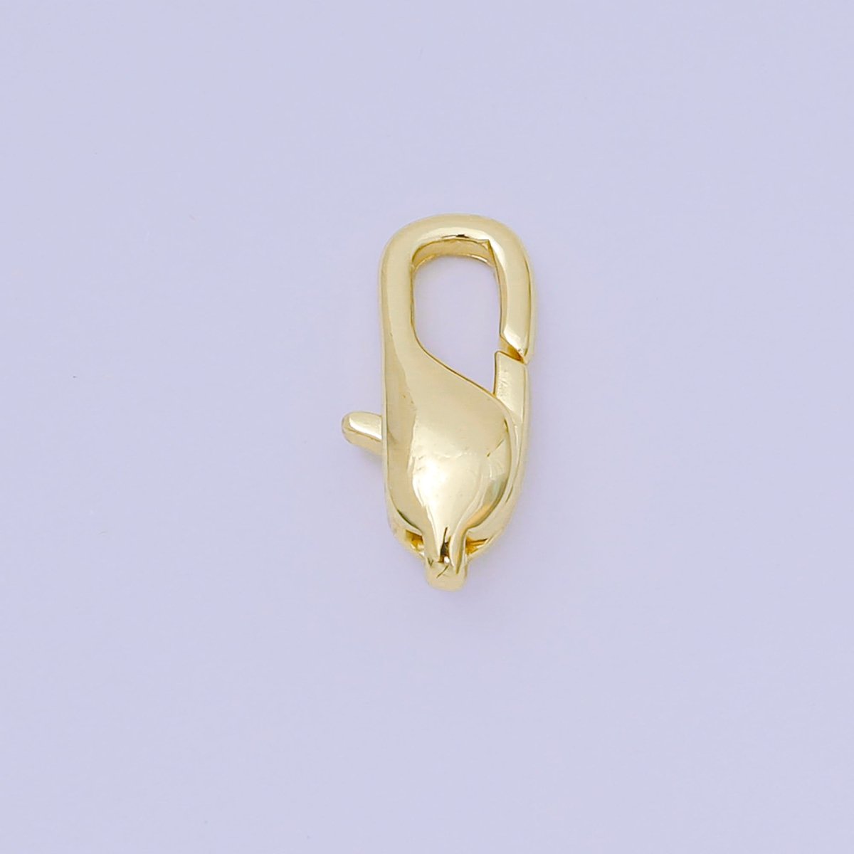 14K Gold Filled 17mm Thick Lobster Clasp Closure Finding in Gold & Silver | Z1337 - DLUXCA