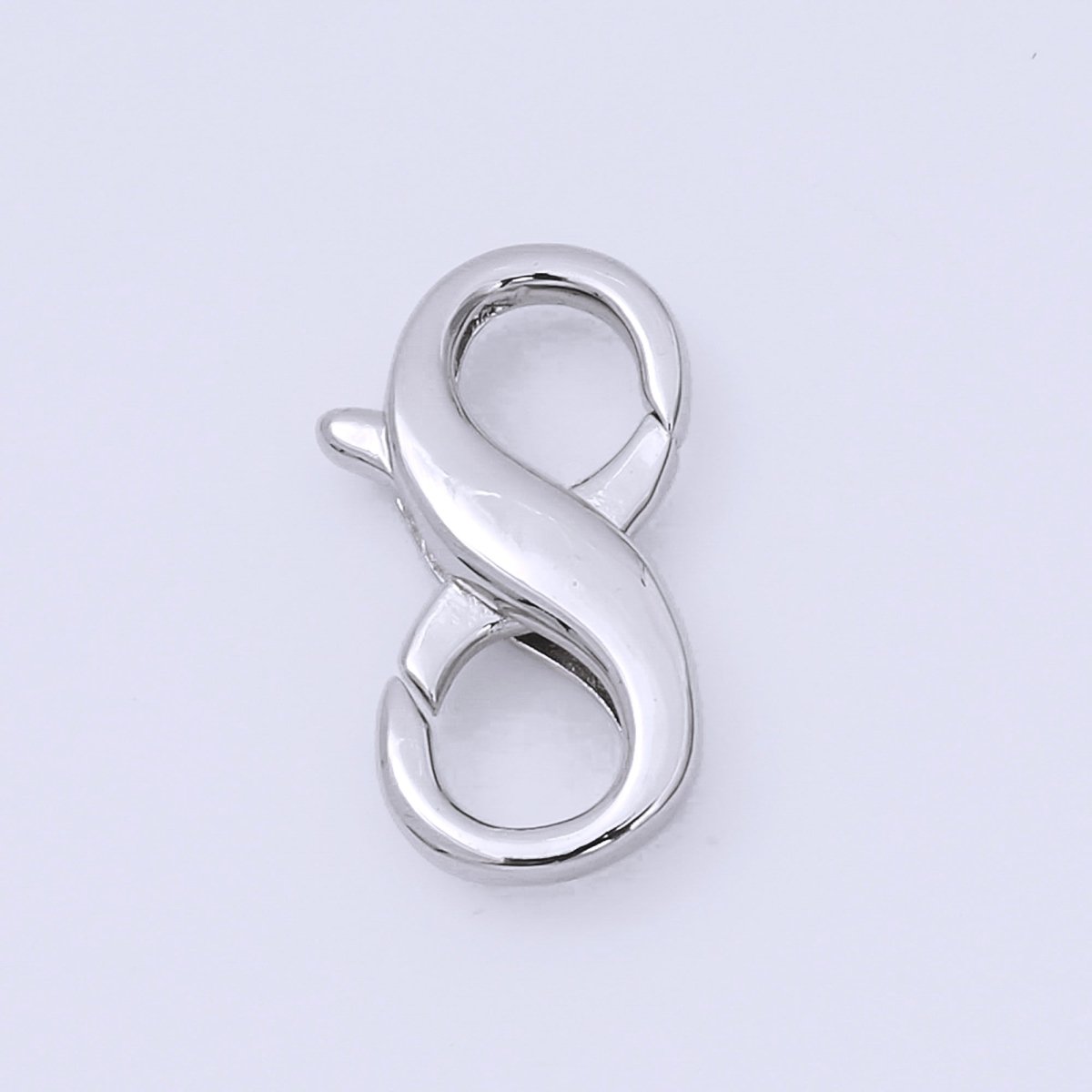 14K Gold Filled 18mm Double Opening Infinity Lobster Clasp Closure Finding in Gold & Silver | Z1339 - DLUXCA