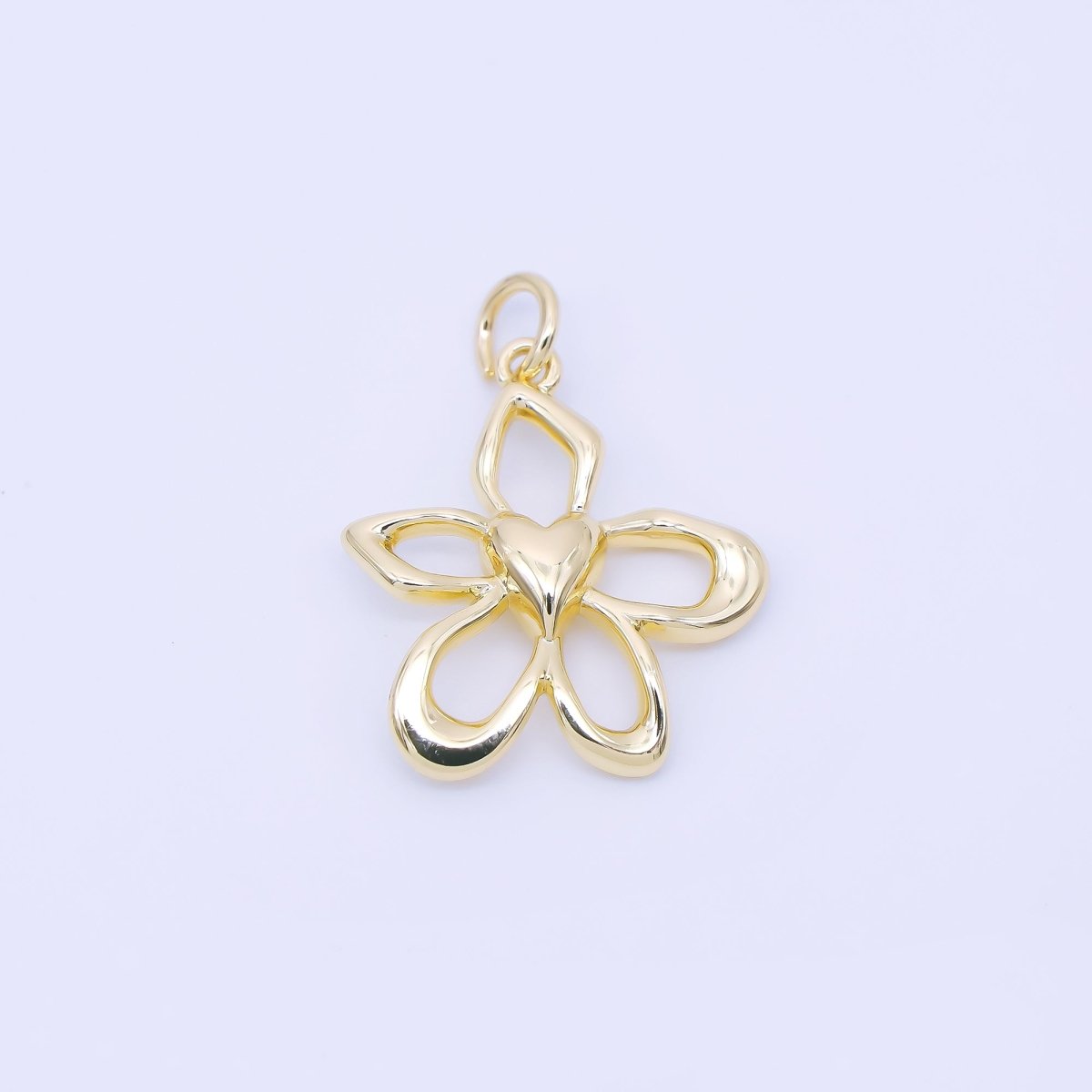 14K Gold Filled 20mm Lovely Flower Daisy Charm | AF1293 - DLUXCA