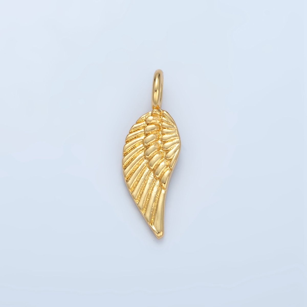 14K Gold Filled 21mm Angel Wings Minimalist Charm | AG881 - DLUXCA