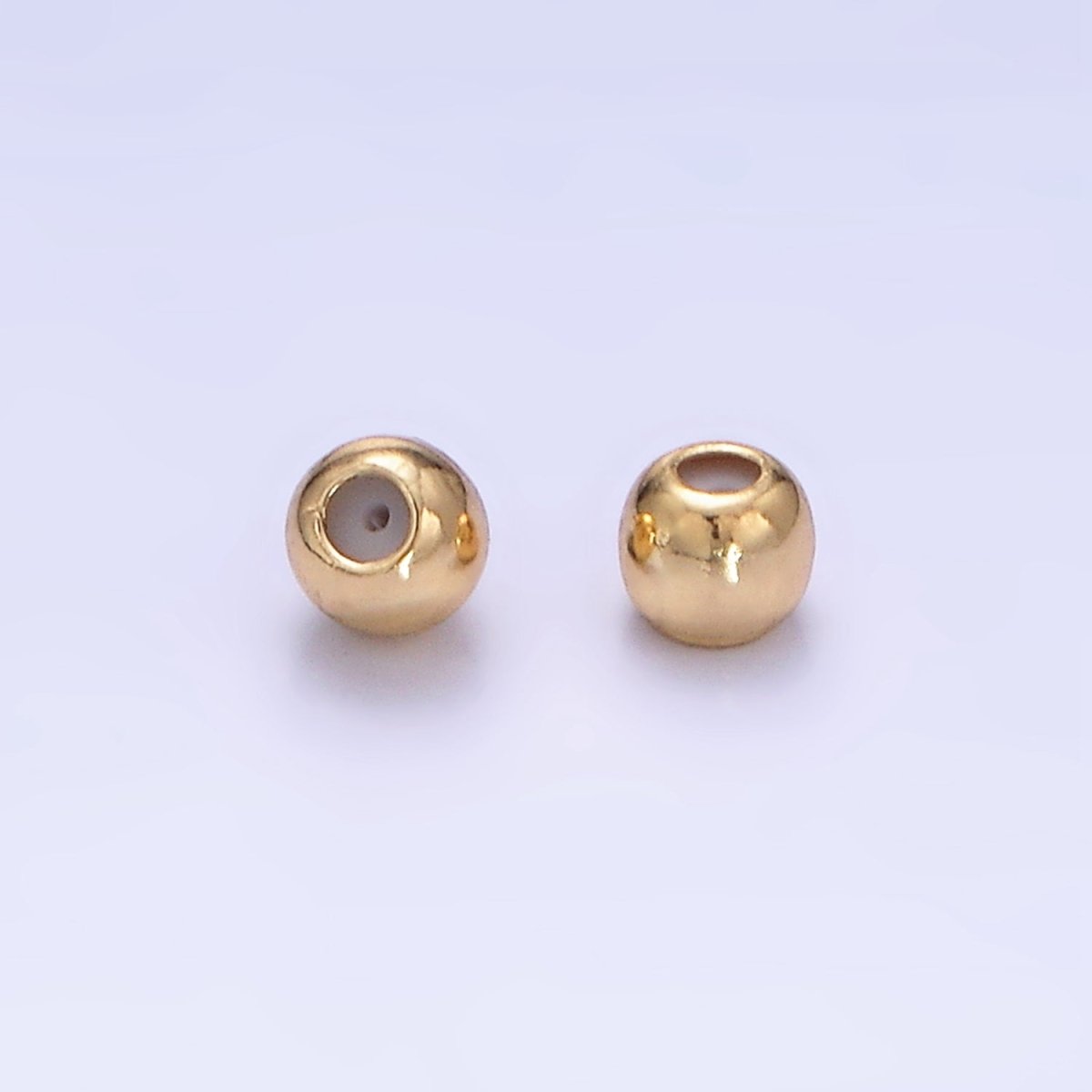 14K Gold Filled 4mm Stopper Rubber Bead Findings | L597 - DLUXCA