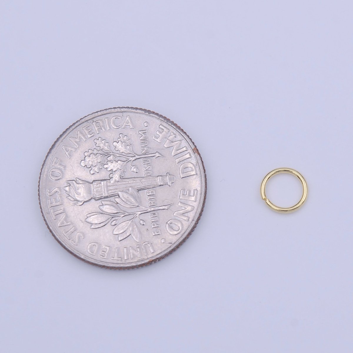 14K Gold Filled 5mm Jump Ring Findings Set | Z738 - DLUXCA
