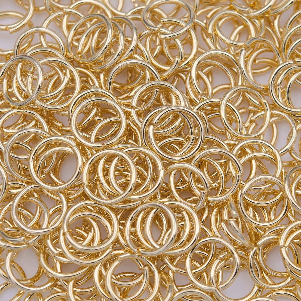 14K Gold Filled 5mm Jump Ring Findings Set | Z738 - DLUXCA