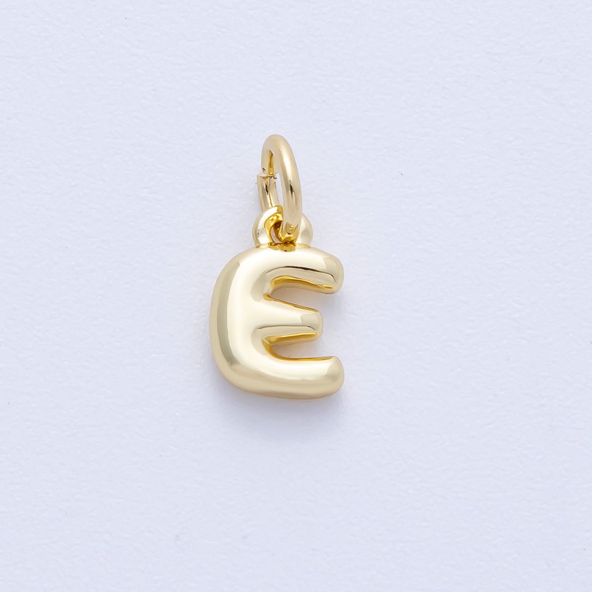 14K Gold Filled 9mm Initial Letter Chubby Balloon Alphabet Charm | AF - 261 - AF273 - DLUXCA