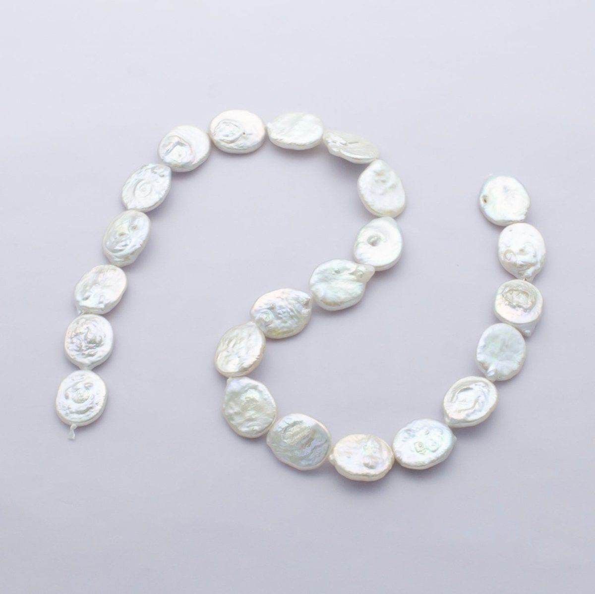 14K Gold Filled Baroque Keishi Freshwater Pearl 14 - 16 Inch Strand Findings | WA - 820 - DLUXCA