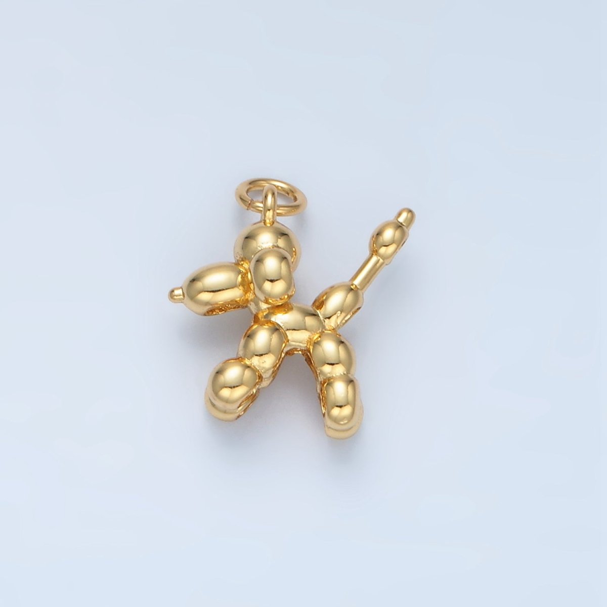 14K Gold Filled Minimalist Dotted Balloon Animal Charm | AG480 - DLUXCA