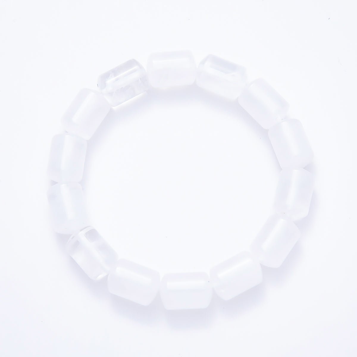 16K Gold Filled 10mm Clear Quartz, Amethyst, Aventurine, Rose Quartz, Tiger Eye Tube Gemstone Stretch Bracelet | WA-02243 ~ WA-02296 - DLUXCA