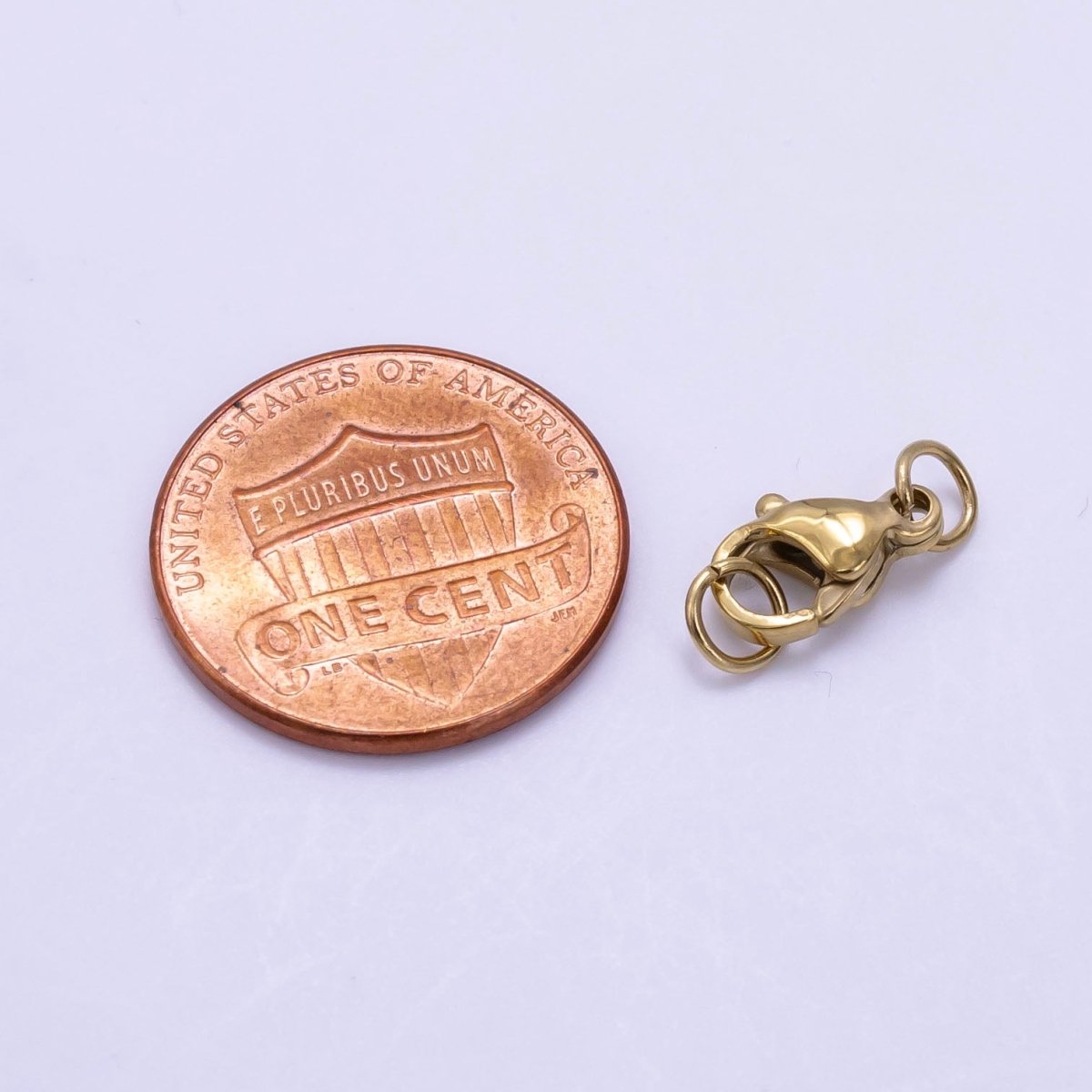 16K Gold Filled 10mm Lobster Clasps Jewelry Closure Supply End Clasp | Z - 406 - DLUXCA